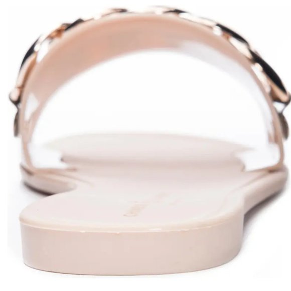 Midsummer Slide Sandal in Nude - Picture 3 of 4